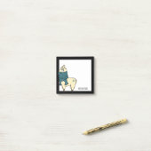 Post-it® Llama d'hiver | Sauvez le drame pour votre Llama (Sur un bureau)