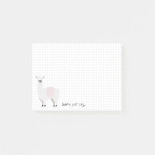 Post-it® Llama Dot Rose & White Dot Dit Quelque Chose