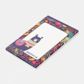 Post-it® Llama florale mignonne (Incliné)