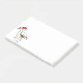 Post-it® Llama Mignon Drôle Noël Vacances Enfants (Incliné)