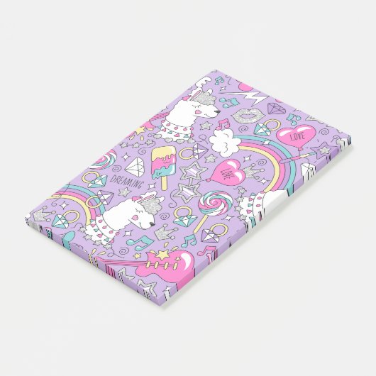 Post-it® Llama motif 1 (Incliné)