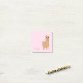 Post-it® Llama personnalisé (Sur un bureau)