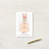 Post-it® Llamaste | Funny Llama Personnalisé (Sur un bureau)