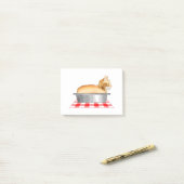 Post-it® Loaf of Cat Pan (Sur un bureau)