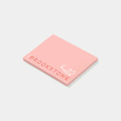 Post-it® Logo Brookstone Bloc-notes (Incliné)