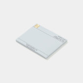Post-it® Logo commercial gris clair (Incliné)