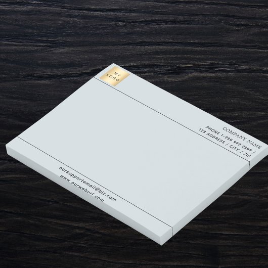 Post-it® Logo commercial gris clair