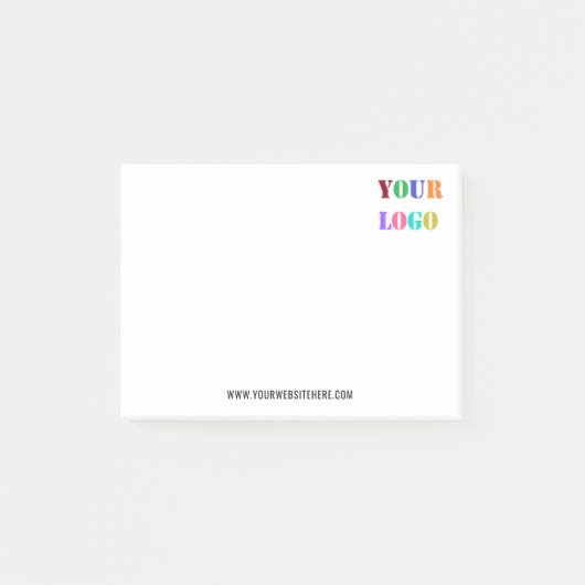 Post-it® Logo de Custom (Devant)