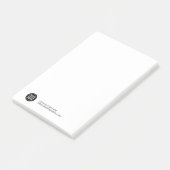Post-it® Logo de Custom Your Company (Incliné)