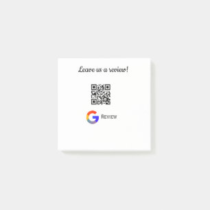 Post-it® logo de l'entreprise de révision Google Scan QR re