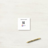 Post-it® logo de l'entreprise de révision Google Scan QR re (Sur un bureau)