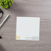 Post-it® Logo de l'entreprise gris clair