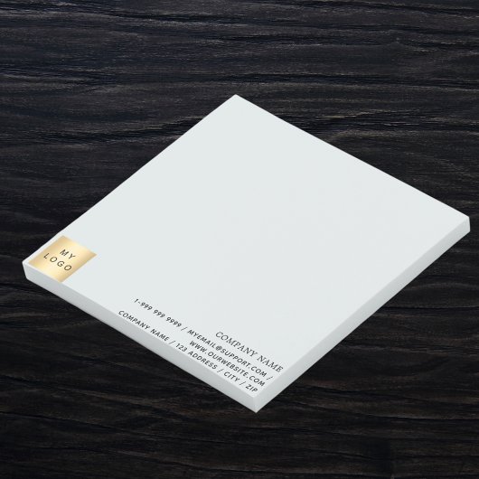 Post-it® Logo de l'entreprise gris clair