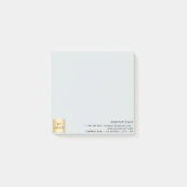 Post-it® Logo de l'entreprise gris clair (Devant)