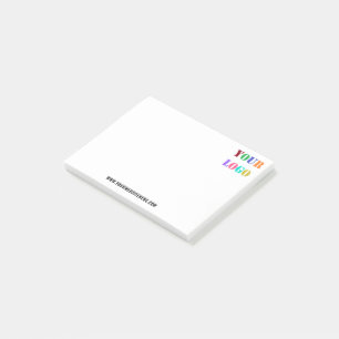 Post-it® Logo de l'entreprise personnalisée et notes commer
