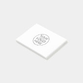 Post-it® Logo de marque d'entreprise moderne (Incliné)