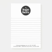 Post-it® Logo de marque d'entreprise simple moderne (Devant)