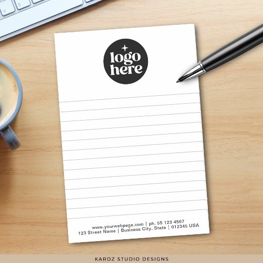 Post-it® Logo de marque d'entreprise simple moderne