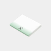 Post-it® Logo de marteau de roche de géologue (Incliné)