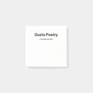 Post-it® Logo de poésie Gusto