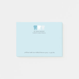 Post-it® Logo Dentaire De Dentiste Moderne Élégant Personna