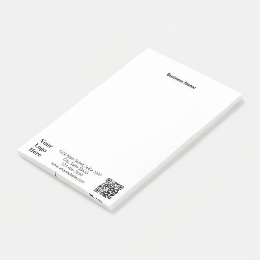 Post-it® Logo d'entreprise Adresse Téléphone Site Web Code  (Incliné)