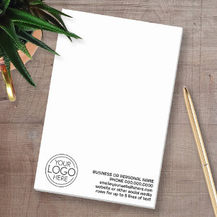 Post-it® Logo d'entreprise avec coordonnées - Promotion