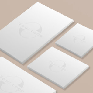 Post-it® Logo d'entreprise blanc Promotions sur mesure