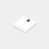 Post-it® Logo d'entreprise de base personnalisé et coordonn (Incliné)