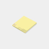 Post-it® Logo d'entreprise jaune (Incliné)