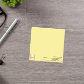 Post-it® Logo d'entreprise jaune