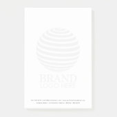 Post-it® Logo d'entreprise moderne défraîchi Professionnel (Devant)