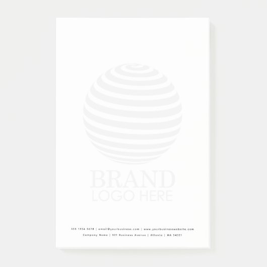 Post-it® Logo d'entreprise moderne défraîchi Professionnel (Devant)