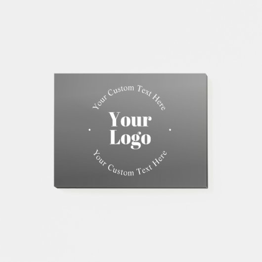 Post-it® Logo d'entreprise ou design & texte modifiable (Devant)