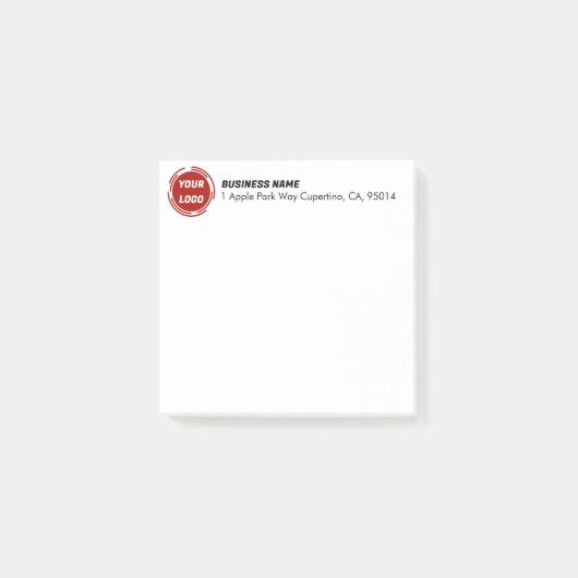 Post-it® Logo d'entreprise PERSONNALISABLE (Devant)