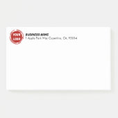 Post-it® Logo d'entreprise PERSONNALISABLE (Devant)