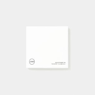 Post-it® Logo d'entreprise personnalisé avec texte personna
