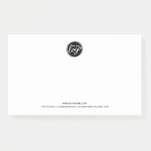 Post-it® Logo d'entreprise personnalisé avec texte personna