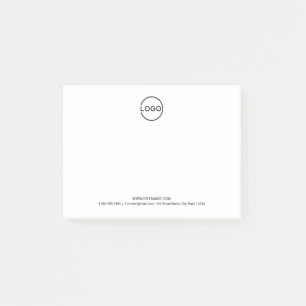 Post-it® Logo d'entreprise personnalisé avec texte personna