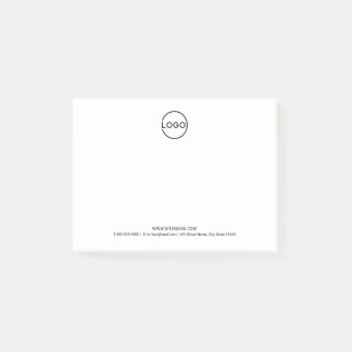 Post-it® Logo d'entreprise personnalisé avec texte personna