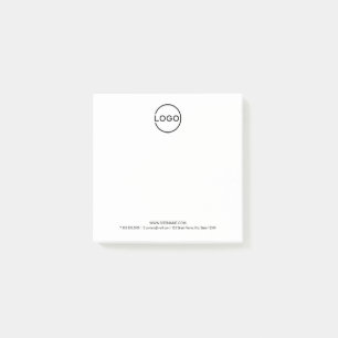 Post-it® Logo d'entreprise personnalisé avec texte personna