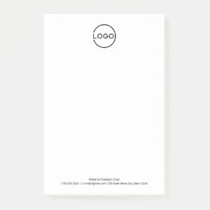 Post-it® Logo d'entreprise personnalisé avec texte personna