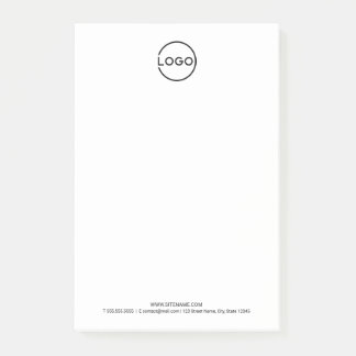 Post-it® Logo d'entreprise personnalisé avec texte personna