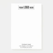 Post-it® Logo d'entreprise Personnalisé Entreprise Customis (Devant)