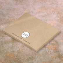 Logo d'entreprise personnalisé Kraft rustique