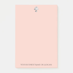 Post-it® Logo d'entreprise personnalisé sur mesure pêche
