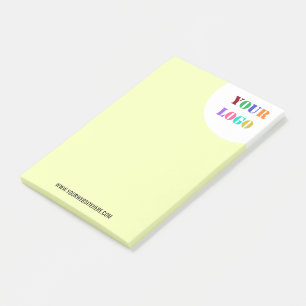 Post-it® Logo d'entreprise personnalisé Texte Notes vos cou