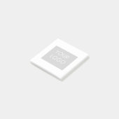 Post-it® Logo d'entreprise professionnelle moderne Blanc (Incliné)