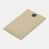 Post-it® Logo d'entreprise professionnelle Rustic Kraft (Incliné)