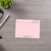 Post-it® Logo d'entreprise rose